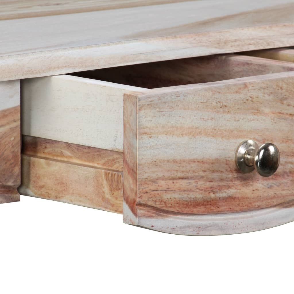Console Table with 3 Drawers Solid Sheesham Wood