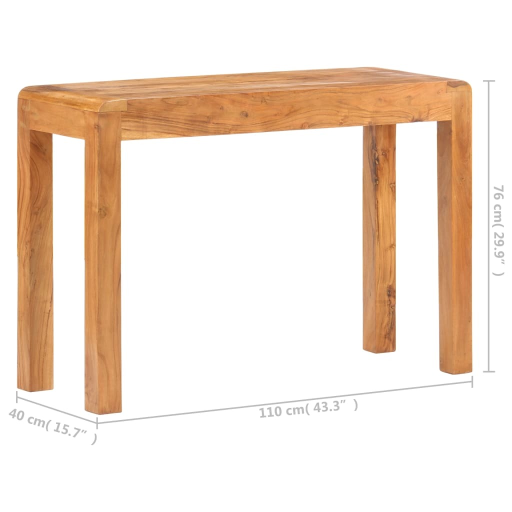 Solid Acacia and Reclaiimed Wood Console Table