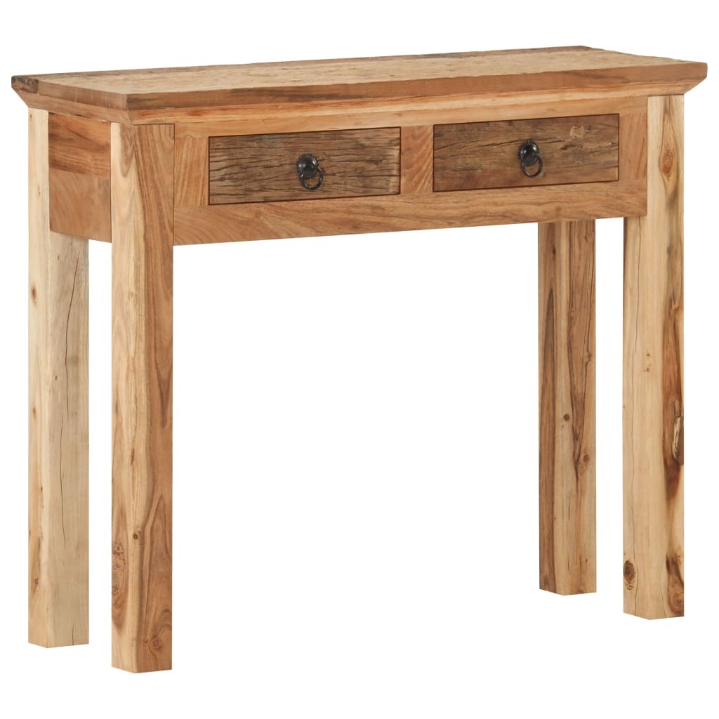 Solid Acacia and Reclaimed Wood Console Table