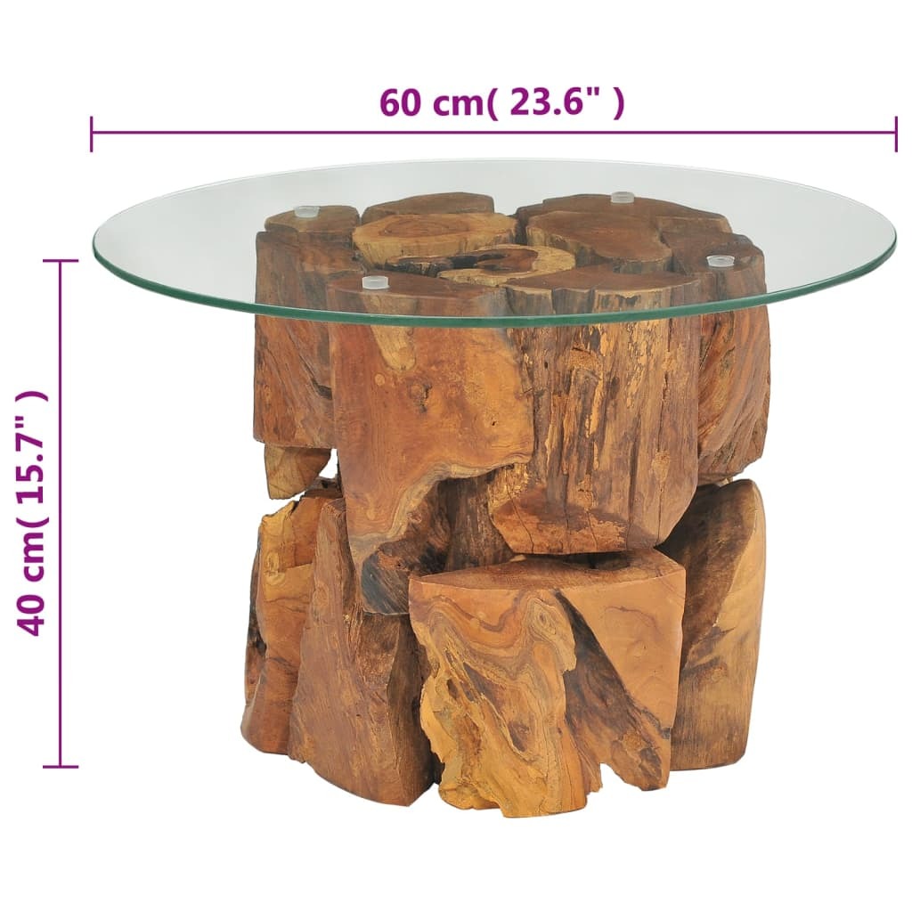 Coffee Table Solid Teak Driftwood