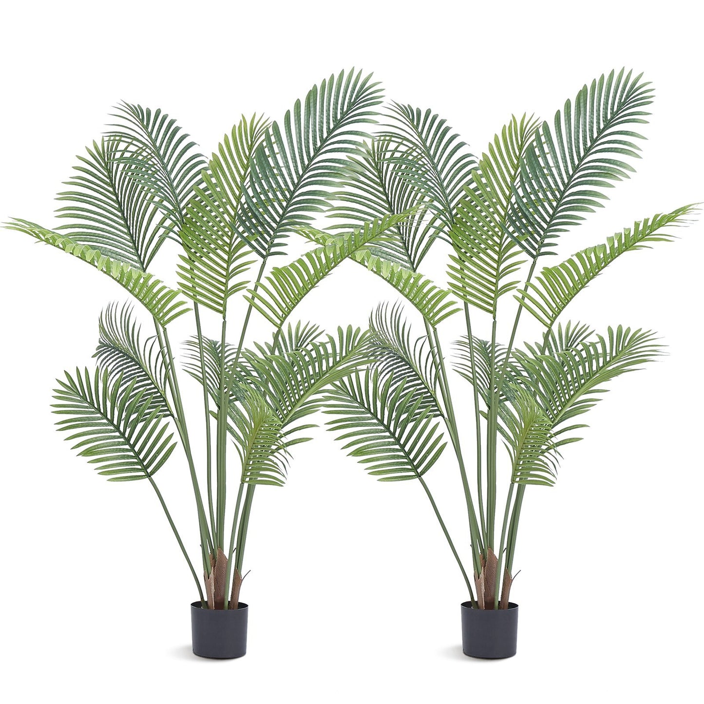 Palm Tree Faux Plant Indoor Outdoor 2 Pack