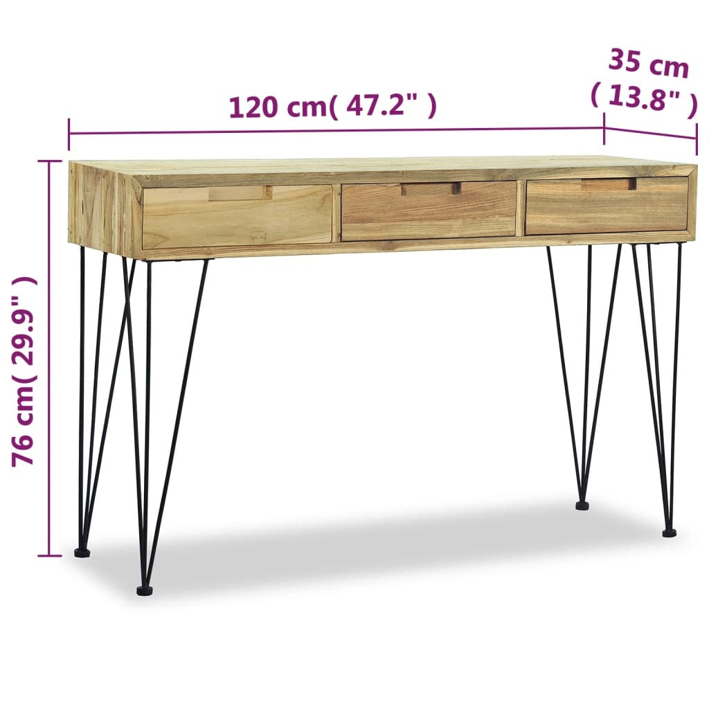 Console Table Solid Teak