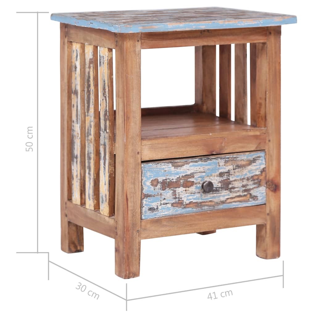 Solid Mahogany Bedside Cabinet Night Stand
