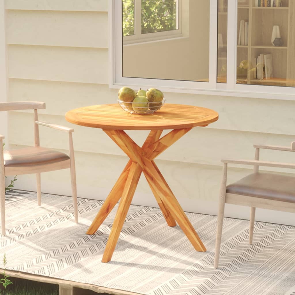 Patio Table Solid Wood Acacia