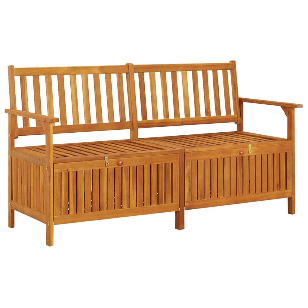 Storage Bench Solid Wood Acacia
