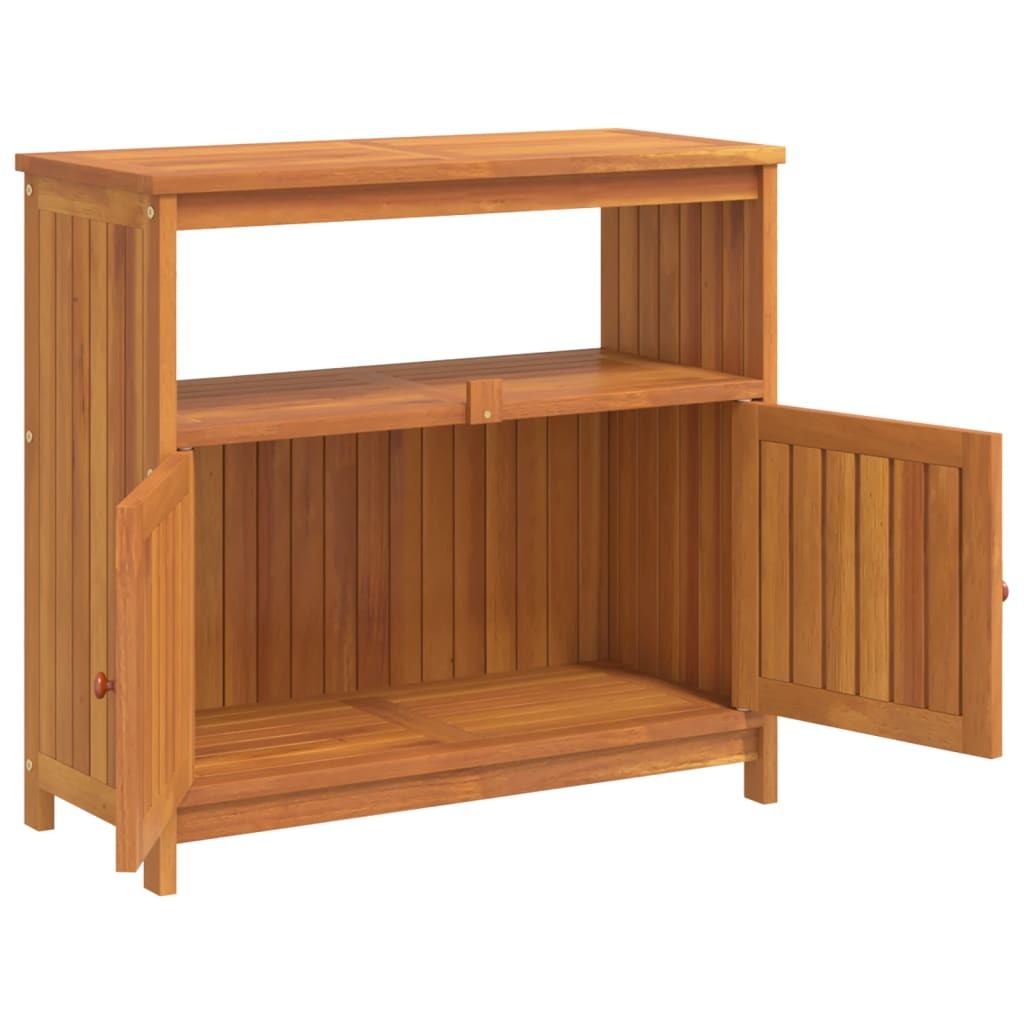 Patio Console Table Solid Wood Acacia