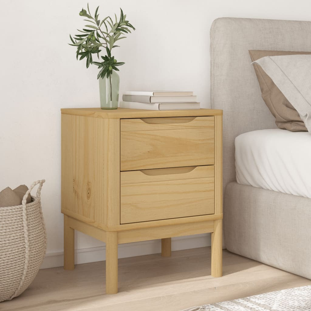 Solid Pine Bedside Cabinet Nightstand