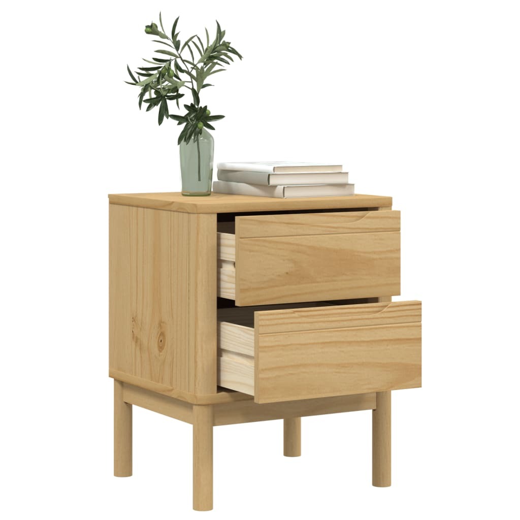 Solid Pine Bedside Cabinet Nightstand