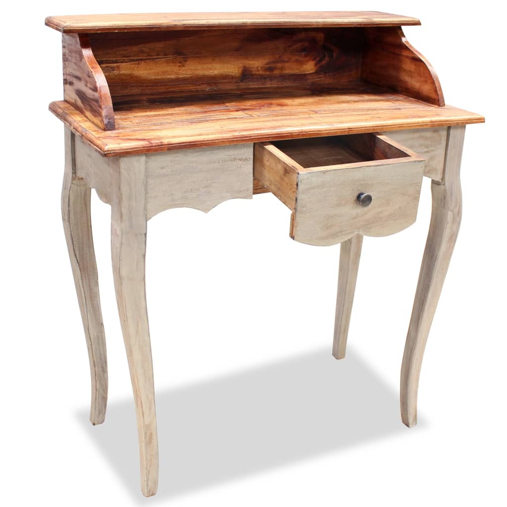 Writing Desk Solid Mahogany Wood