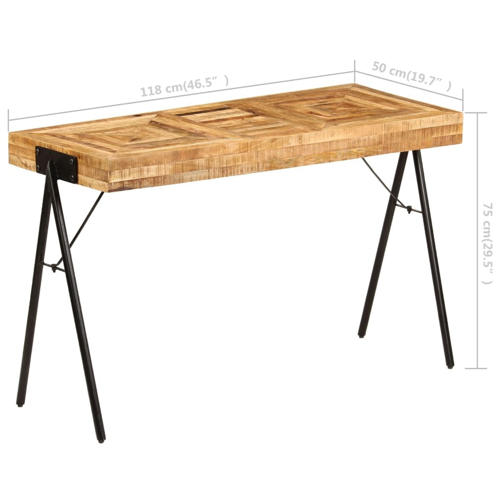 Writing Table Solid Mango Wood