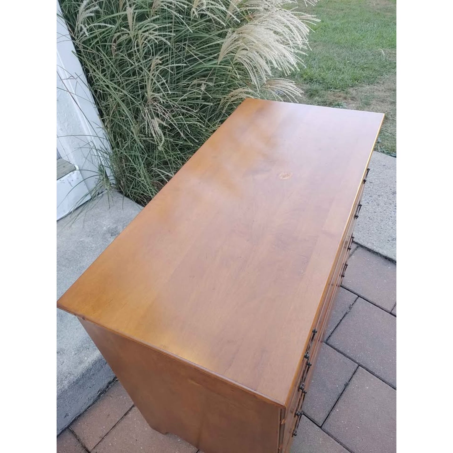 Hard Rock Maple 4 Drawer Wide Dresser