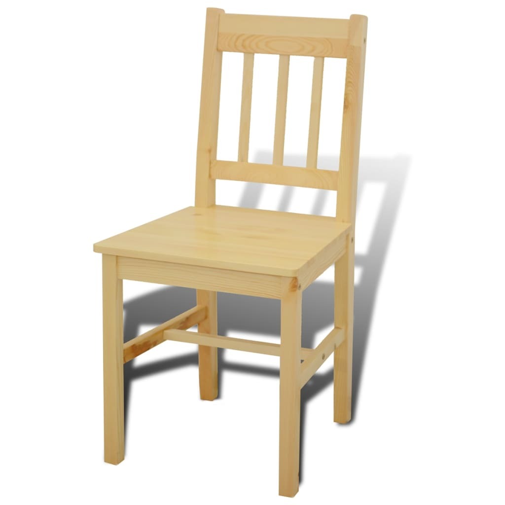 Wooden Dining Table with 4 Chairs