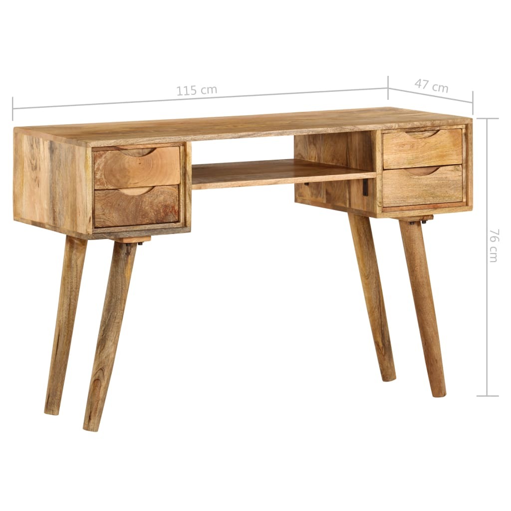 Writing Desk Solid Mango Wood