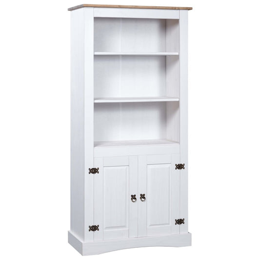 Rustic Pine Cupboard Corona Range White
