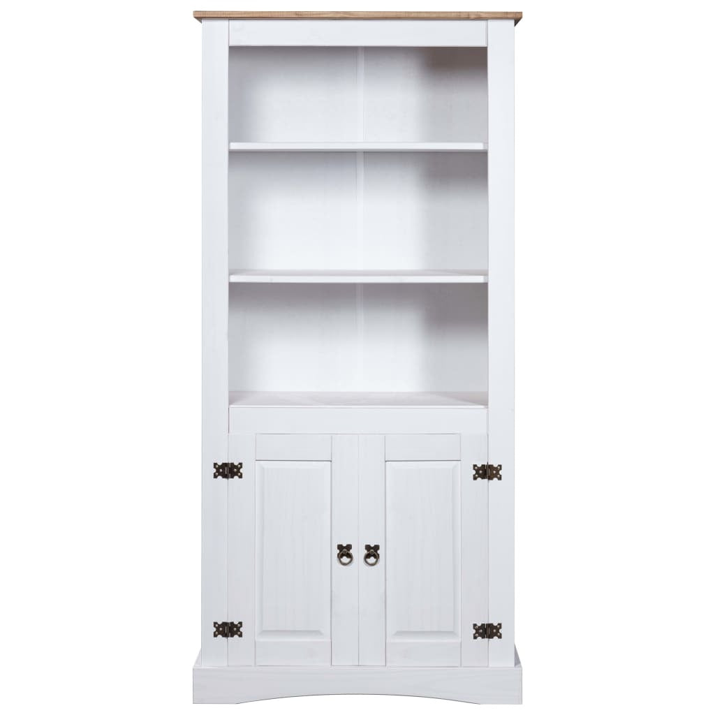 Rustic Pine Cupboard Corona Range White