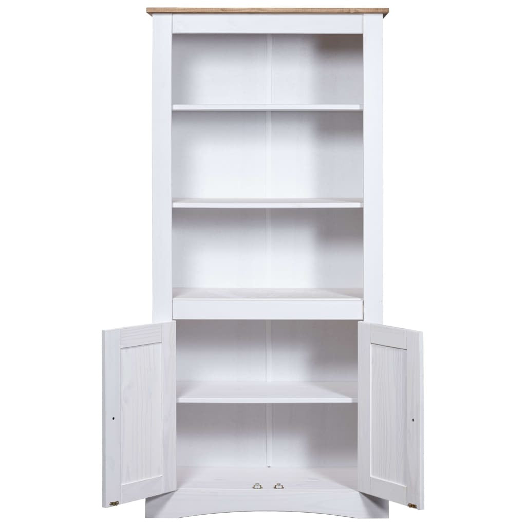 Rustic Pine Cupboard Corona Range White